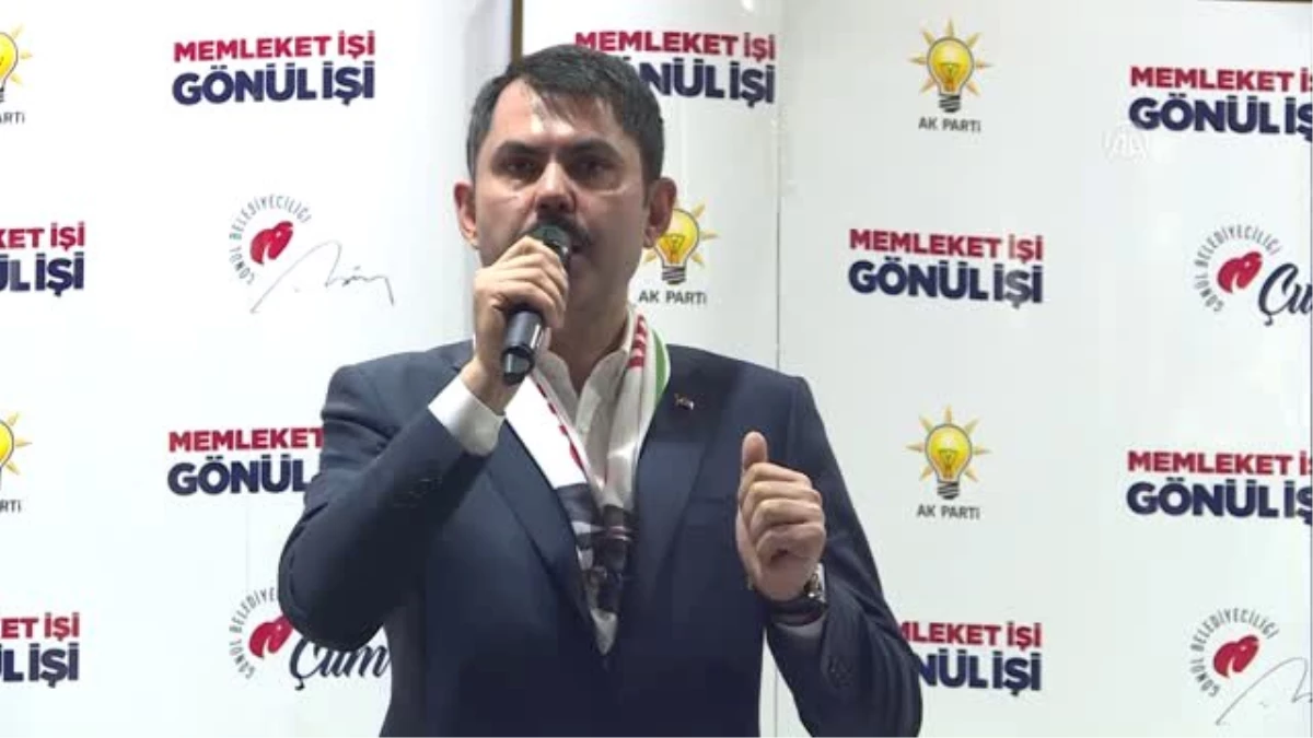 Kurum : "Bu Ülke, Bu Şehirler, CHP Döneminde Ne Zaman Baharı Gördü Ki Şimdi Görsün"