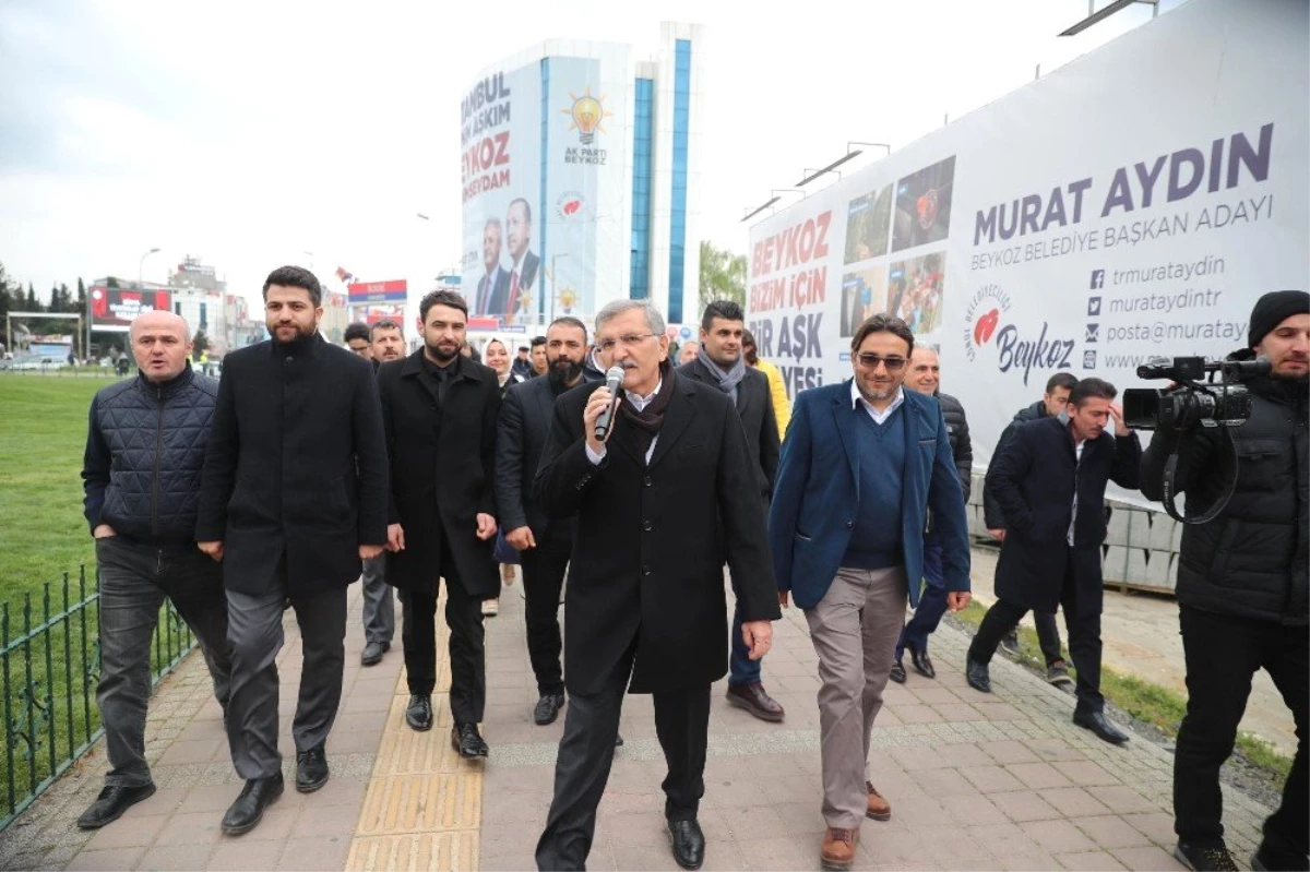 Murat Aydın\'dan Beykoz\'da Dev Sevgi Yürüyüşü