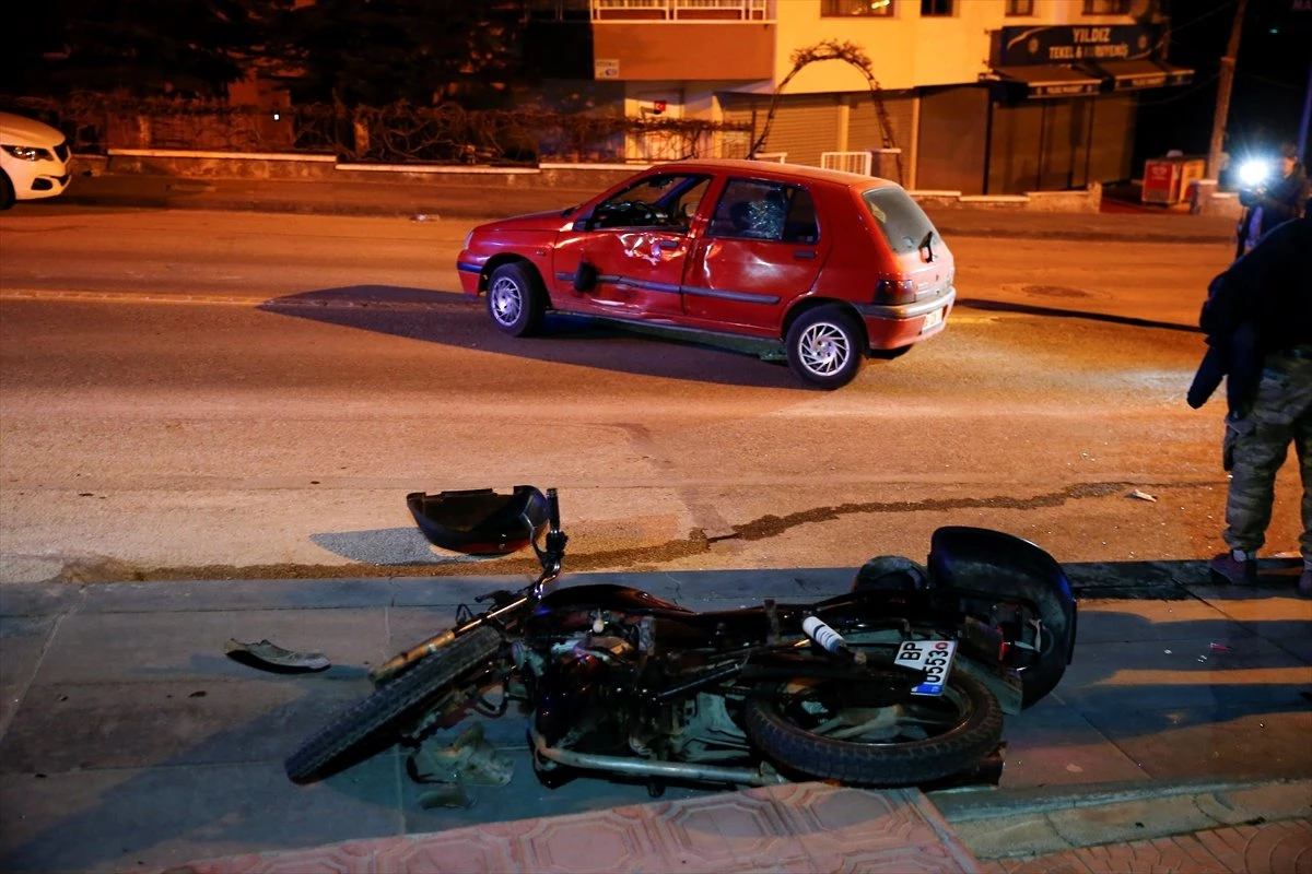 Başkentte Otomobille Motosiklet Çarpıştı: 3 Yaralı