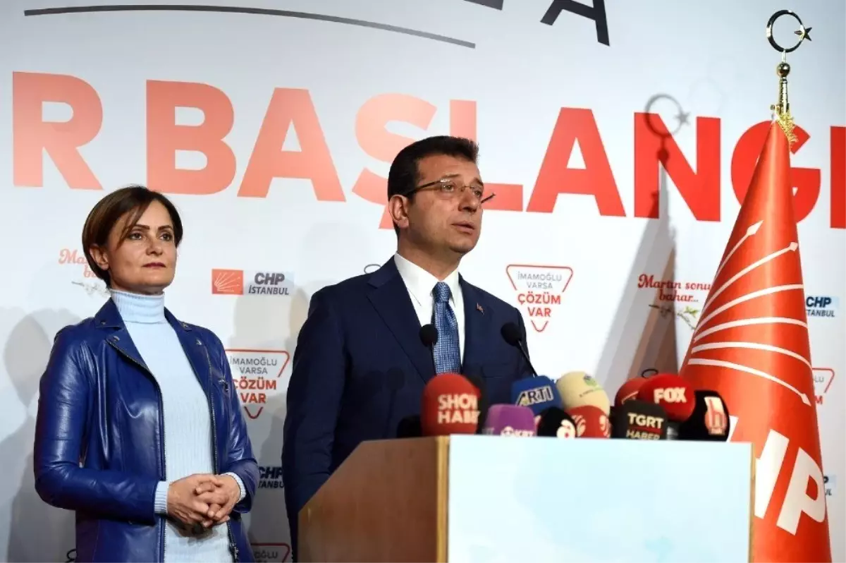 CHP İstanbul İl Başkanı Kaftancıoğlu ve Ekrem İmamoğlu Seçim Sürecini Değerlendirdi