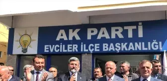 Özkaya, Evciler Halkına Teşekkür Etti