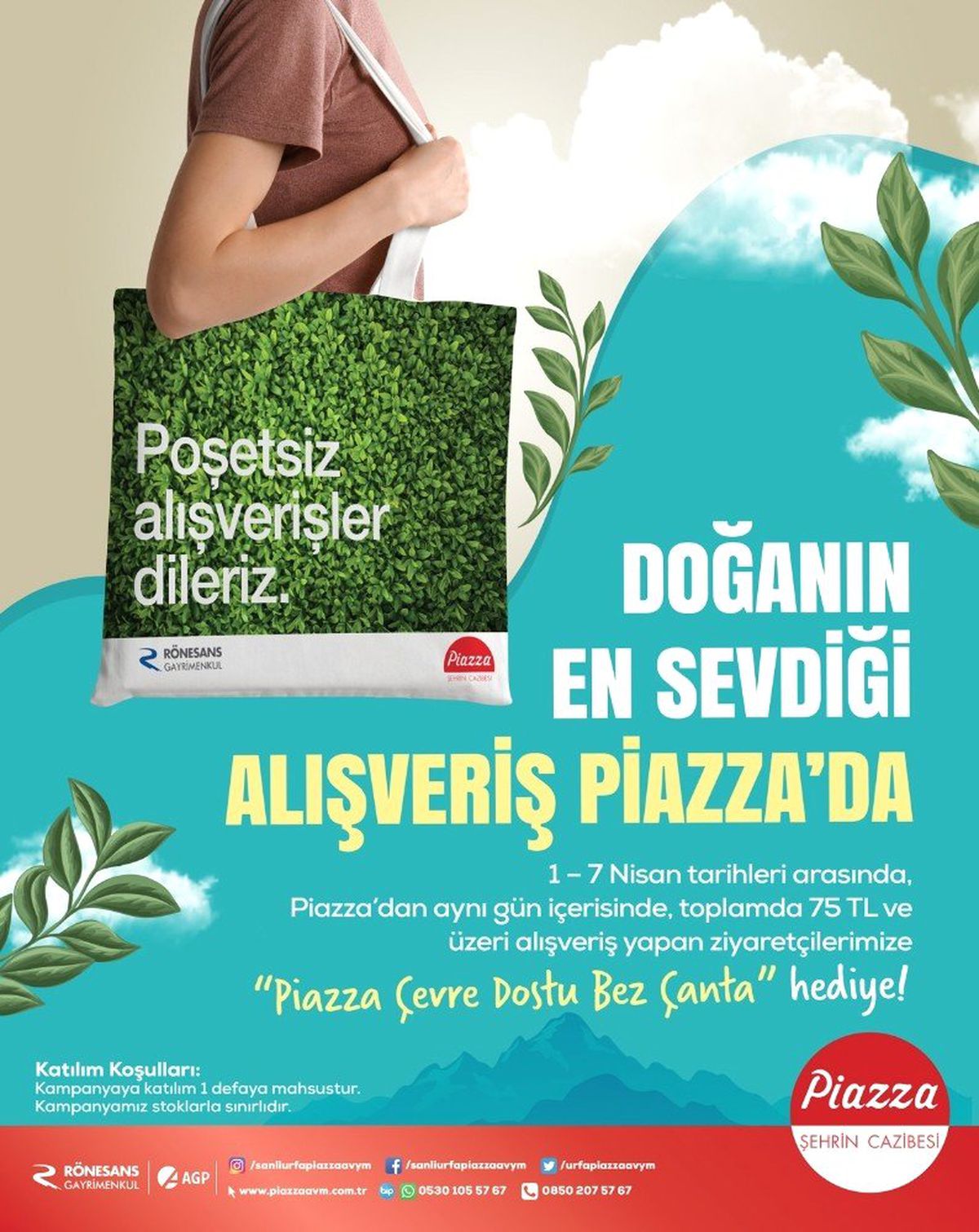 Şanlıurfa Piazza\'da Doğanın En Sevdiği Alışveriş