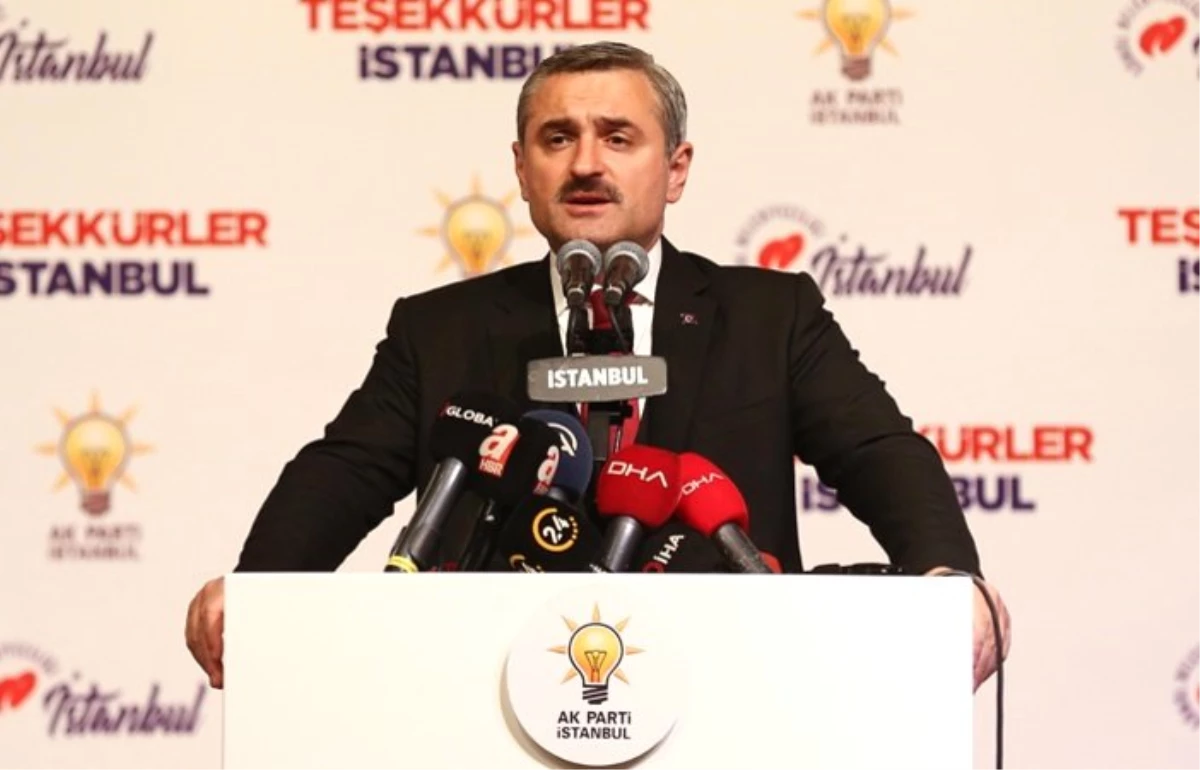 AK Parti İstanbul İl Başkanı Şenocak açıklama yapıyor