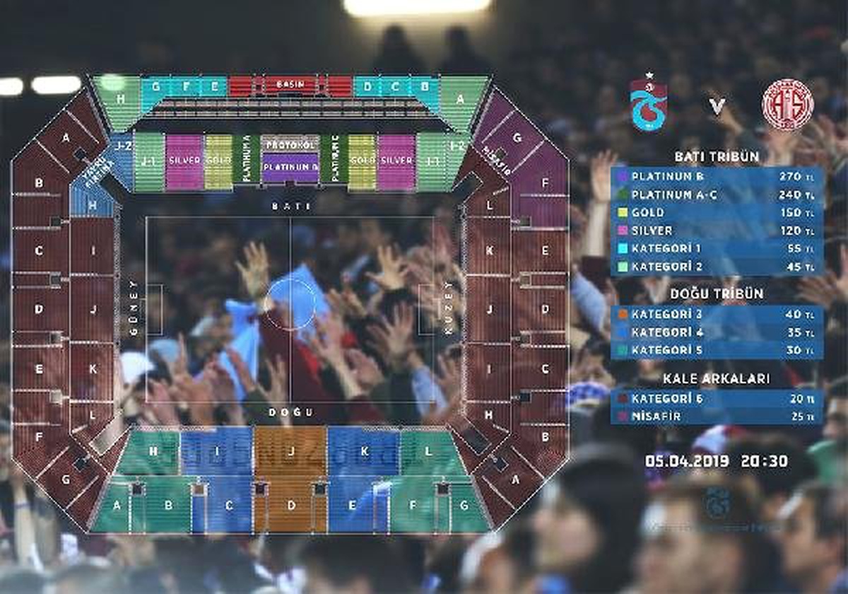 Trabzonspor\'da Antalyaspor Maçı Biletleri Satışa Sunuldu