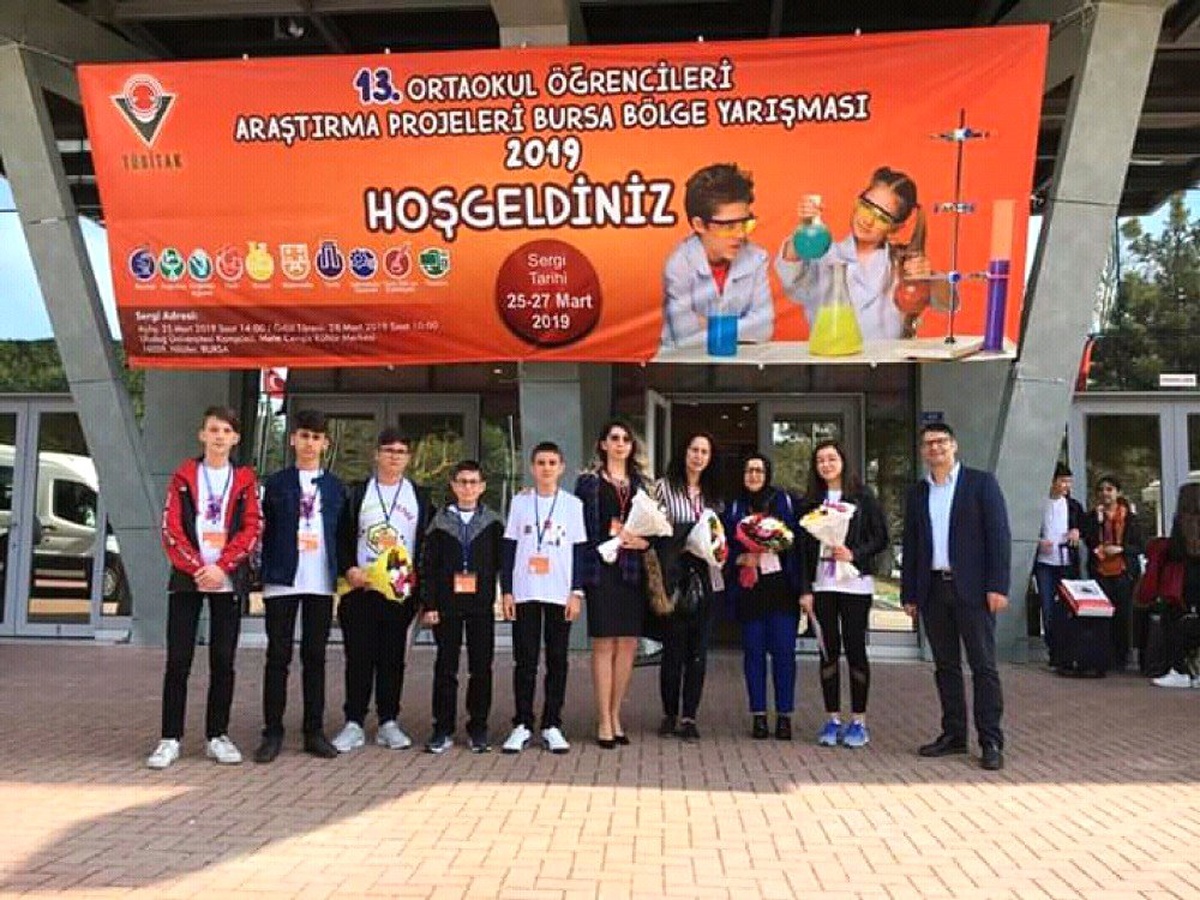Tübitak Bölge Finallerinde İkincilik Kazandılar