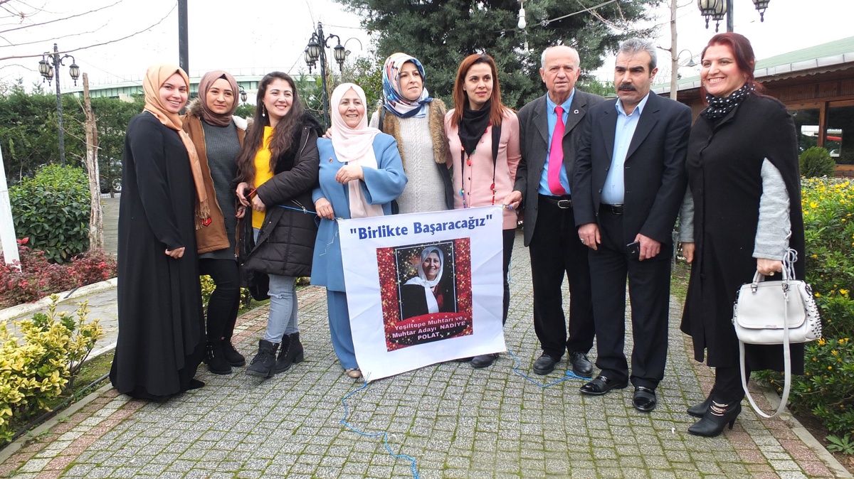 Zeytinburnu-Yeşiltepe,Kadın Muhtarı Nadiye Polat\'a 3. Kez Devam Dedi!