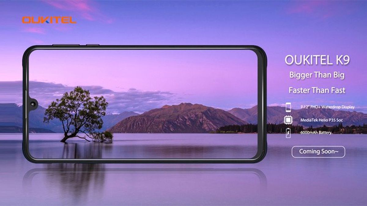 7,12 İnçlik Dev Ekranıyla Oukıtel K9 Geliyor