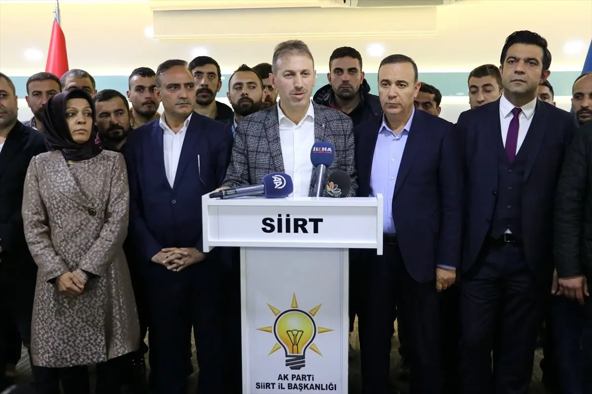 AK Parti\'den Siirt\'te Seçim Sonuçlarına İtiraz