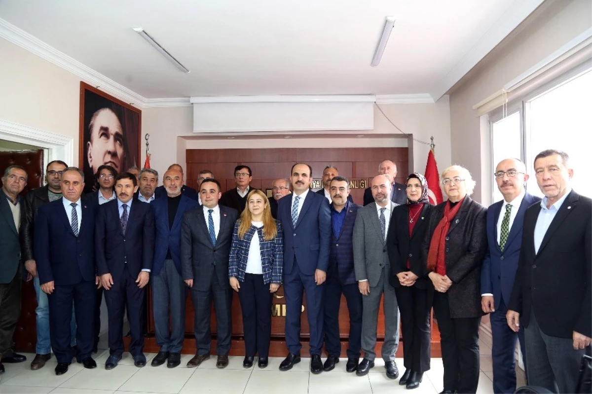 AK Parti Konya\'dan MHP\'ye Teşekkür Ziyareti