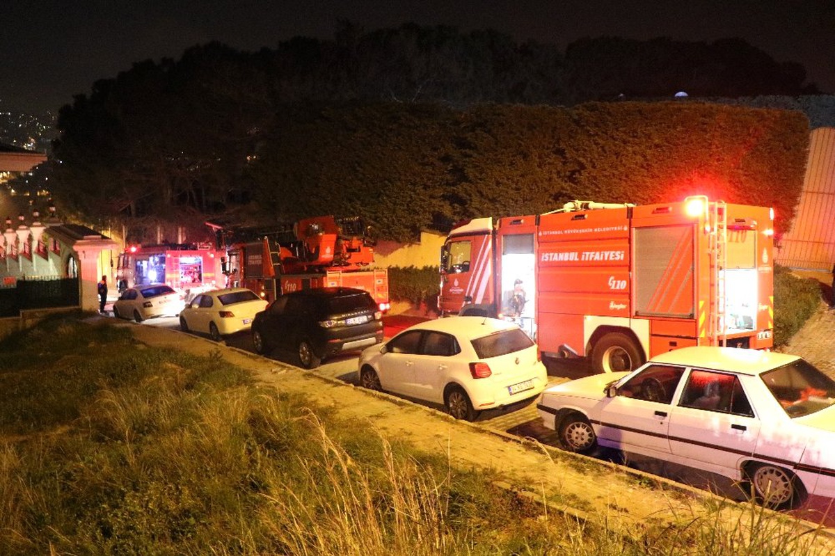 Boğaz Manzaralı Villada Korkutan Yangın