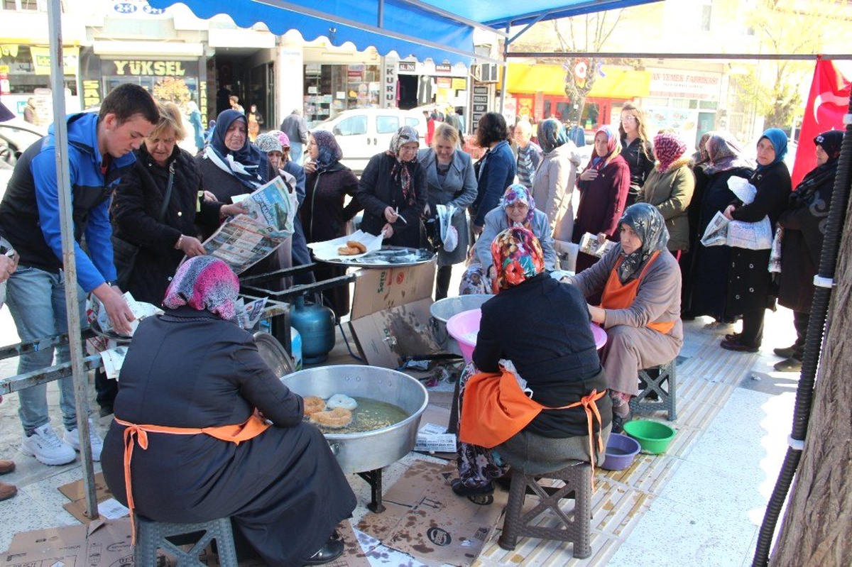Çan Belediyesi\'nden Miraç Kandilinde Gödek İkramı