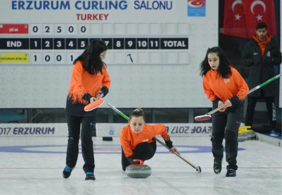 Erzurum\'da Curling Heyecanı