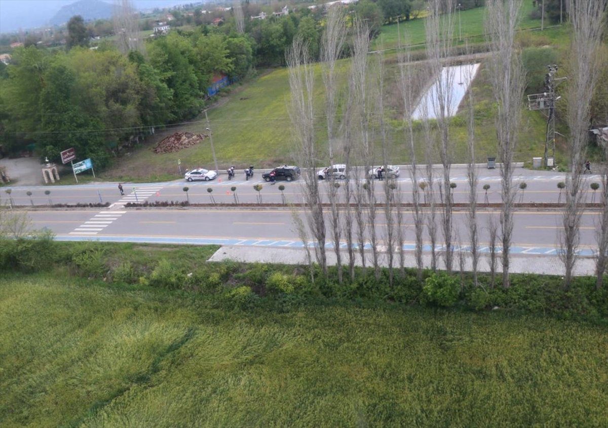 Muğla\'da Helikopterli Trafik Denetimi