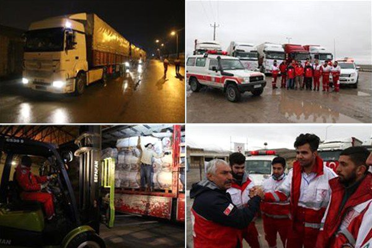 Türk Kızılayı\'nın Yardımları İran\'ın Urmia Şehrine Ulaştı