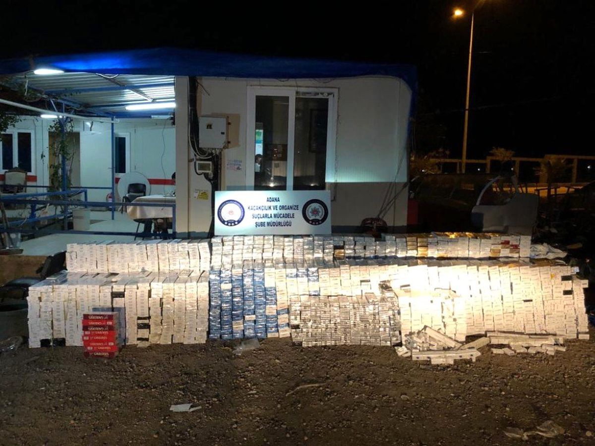 Adana\'da 29 Bin Paket Kaçak Sigara Ele Geçirildi