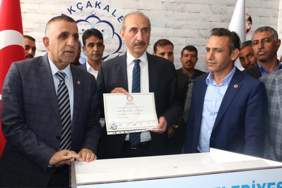 Akçakale Belediye Başkanı Mehmet Yalçınkaya, Göreve Başladı