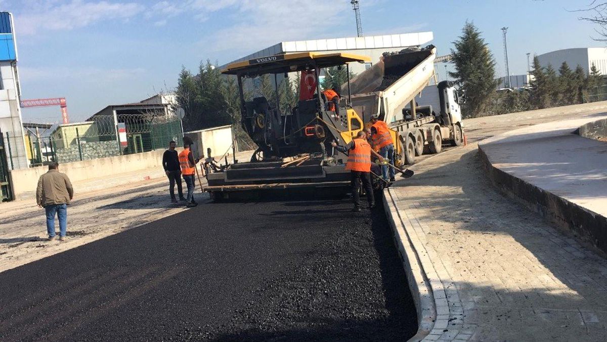 Başiskele\'nin Caddeleri Yenileniyor