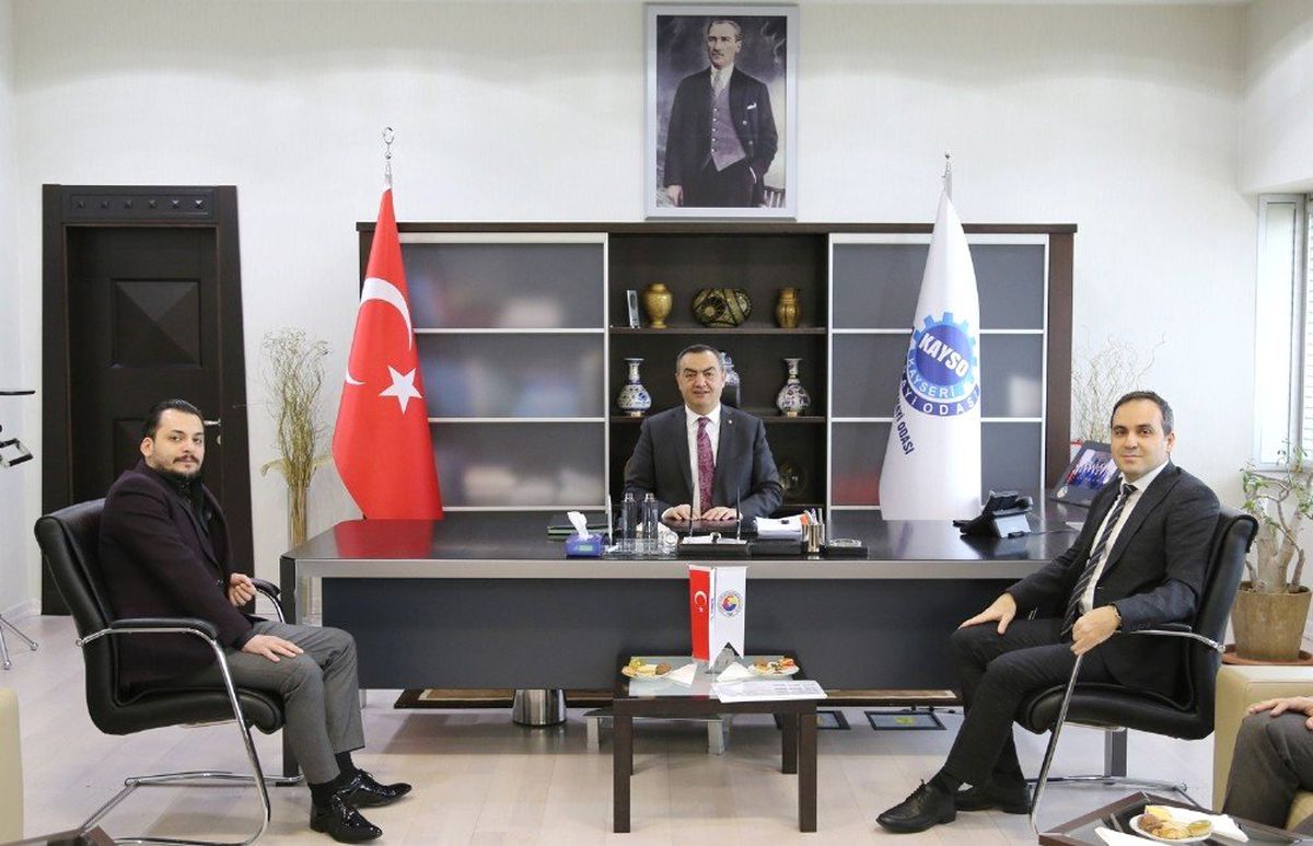 Genç Girişimcilerden Kayso Başkanı Büyüksimitci\'ye Ziyaret