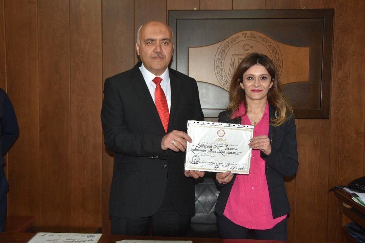 Kızılcahamam\'da Mazbatalar Verildi