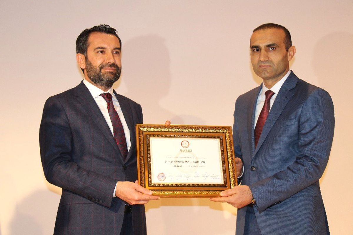 Mazbatasını Alan Elazığ\'ın Yeni Başkanı Şerifoğulları, Göreve Başladı