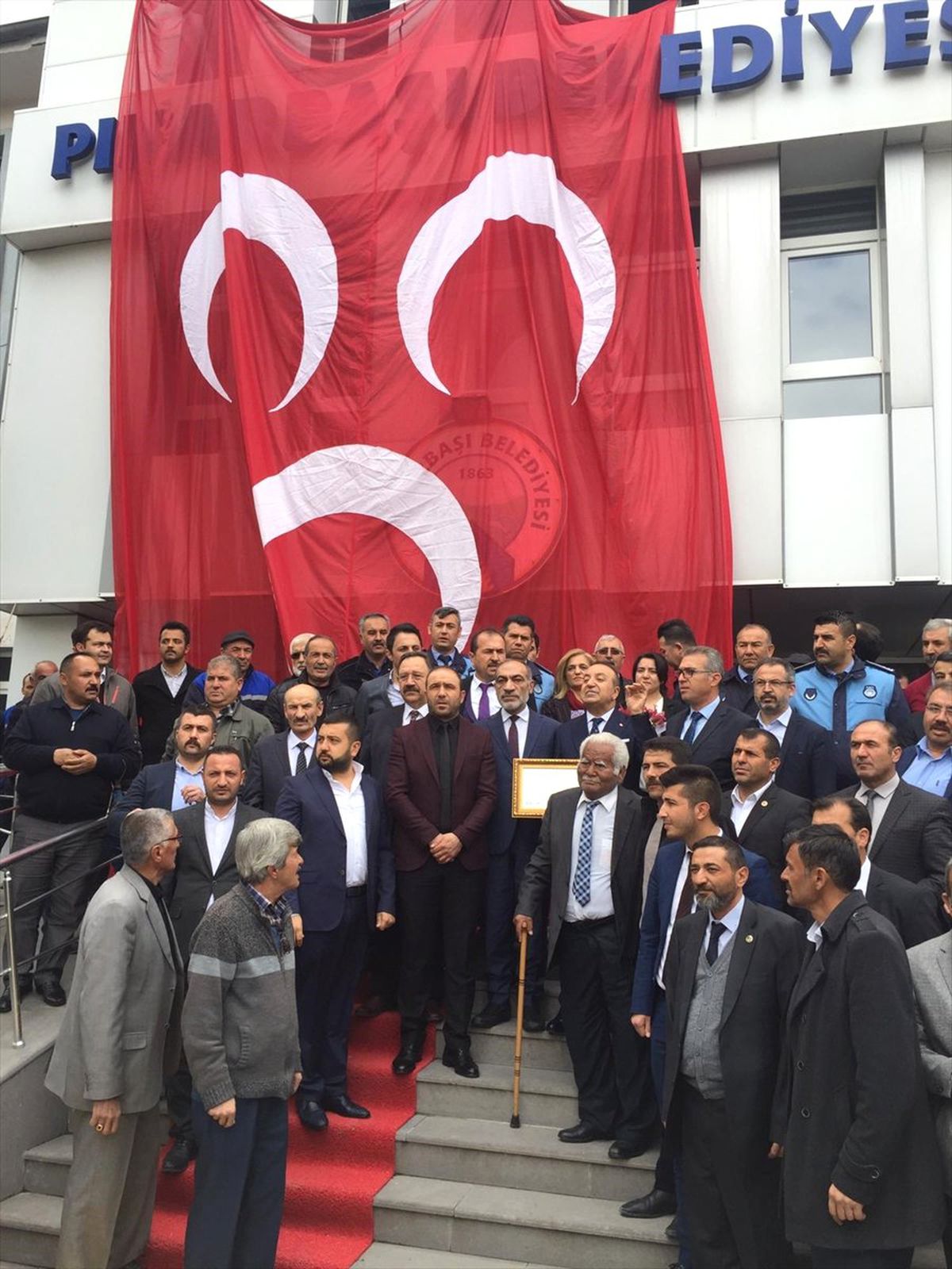 Pınarbaşı Belediyesinde Devir Teslim Töreni