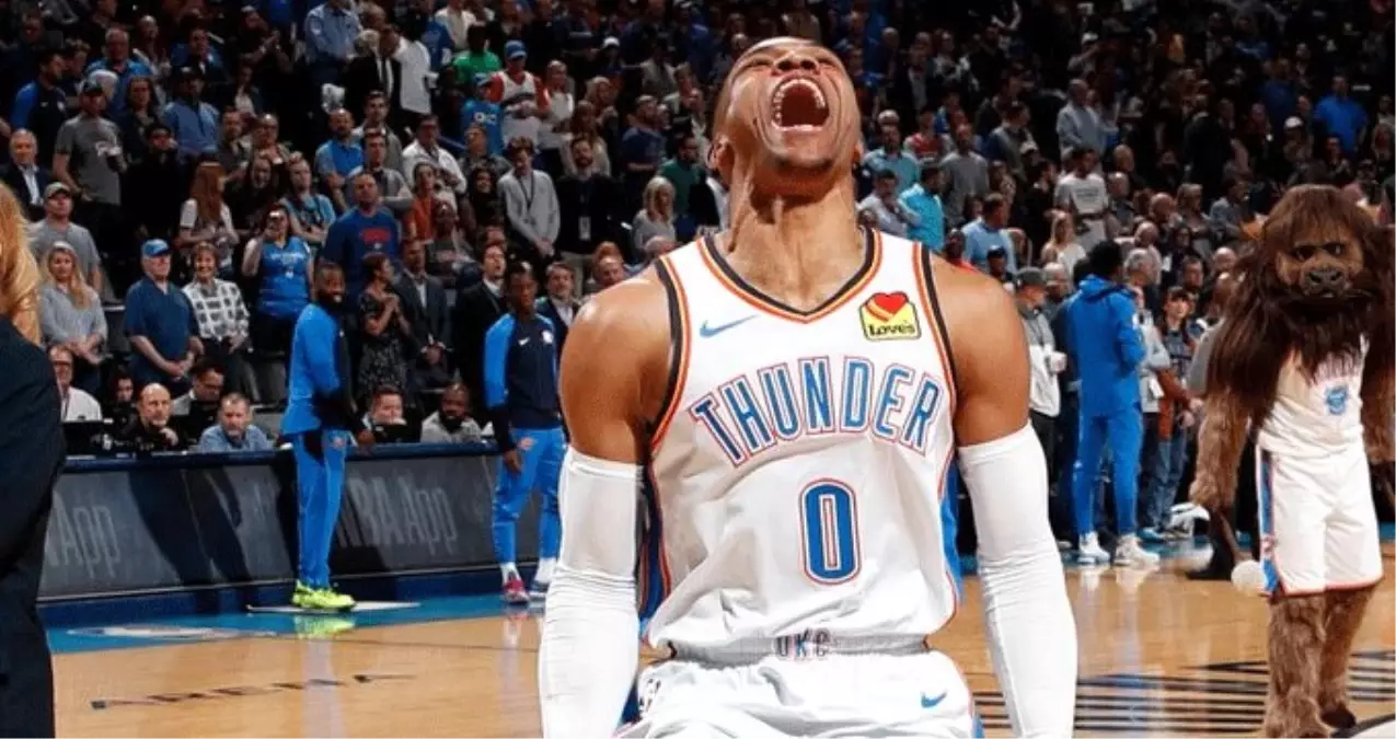 Russell Westbrook NBA Tarihine Geçti!