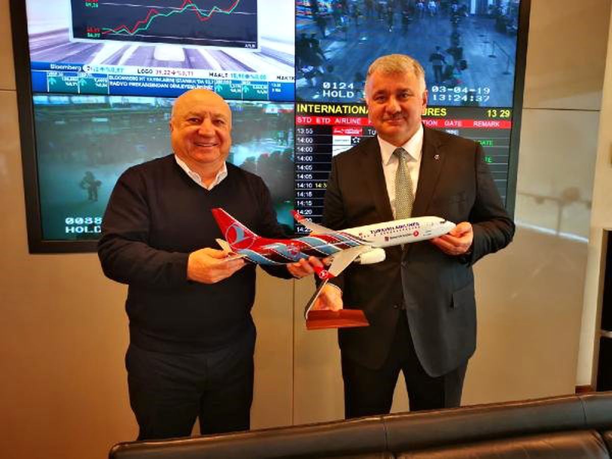 THY Genel Müdürü Ekşi\'den, Tav Ceo\'su Şener\'e Veda Ziyareti