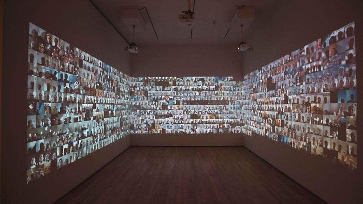 Toplam 350,000 Flickr Fotoğrafından Oluşan Sanat Eseri