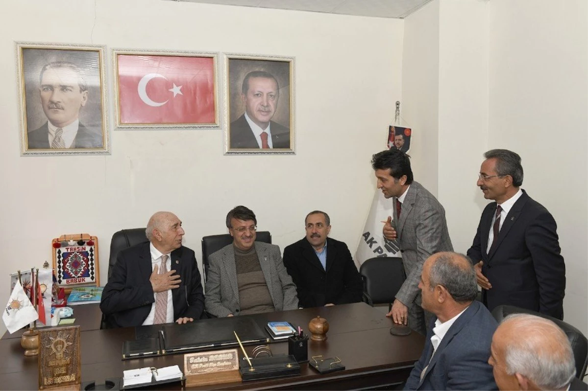 AK Parti Milletvekillerinden Başkan Şeylan\'a Ziyaret