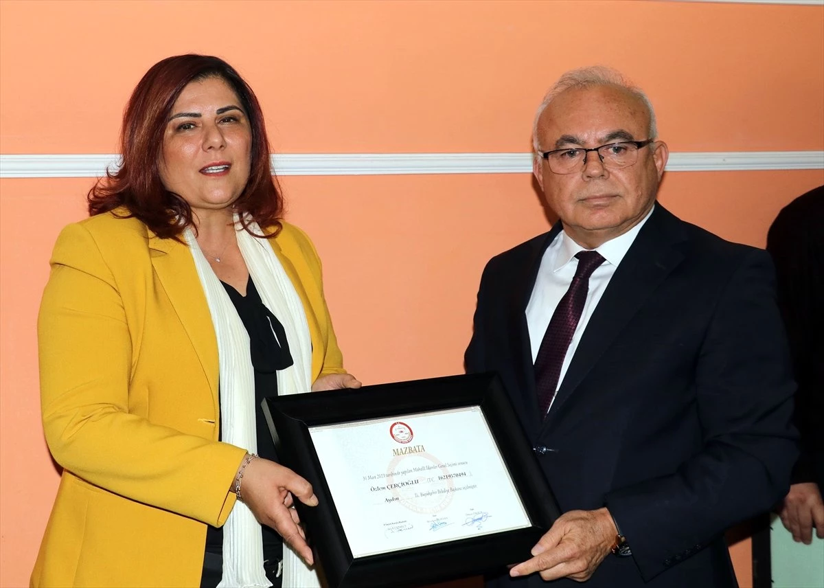 Aydın Büyükşehir Belediye Başkanı Özlem Çerçioğlu, Mazbatasını Aldı