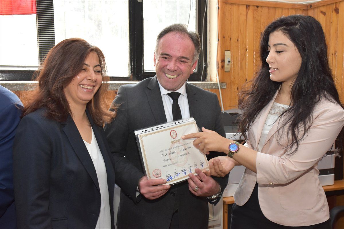 Germencik Belediye Başkanı Fuat Öndeş Mazbatasını Aldı