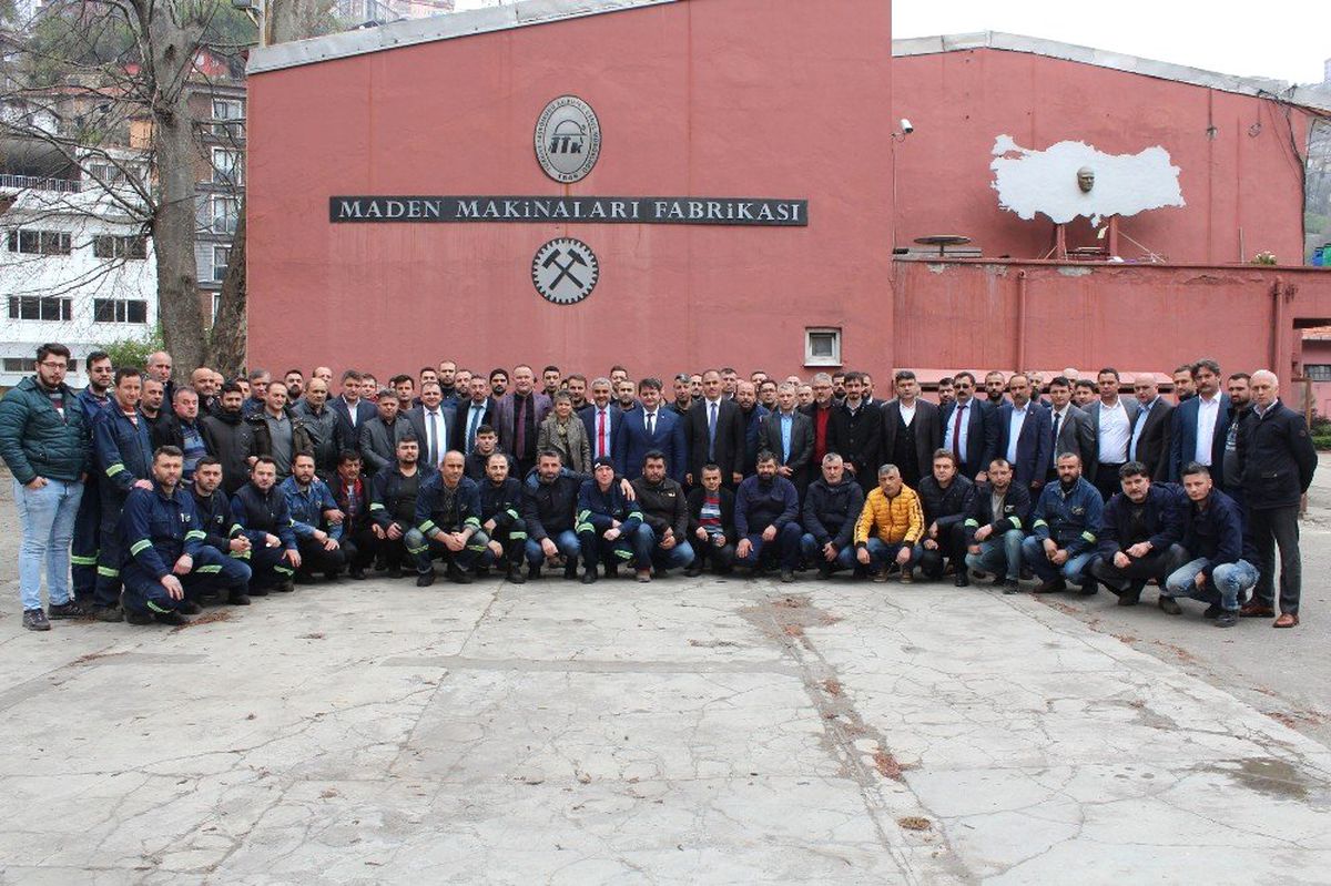 Gmis Yönetim Kurulu, Maden Makinaları Fabrikası\'nı Ziyaret Etti