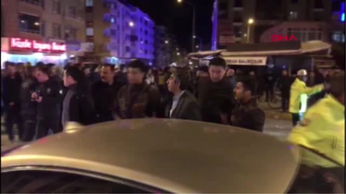 Iğdır\'da Partililer Arasında Konvoy Gerginliği Çıktı, Polis Havaya Ateş Açtı