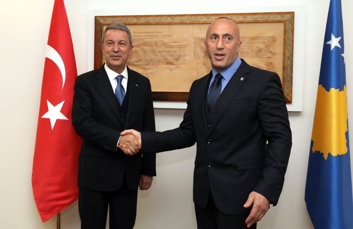Milli Savunma Bakanı Akar, Kosova Başbakanı Haradinaj ile Görüştü
