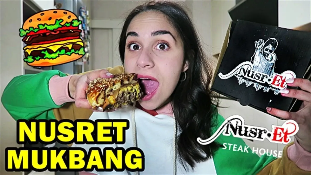 Nusret Hamburger Mukbang !! (Ailemin Boşanması)