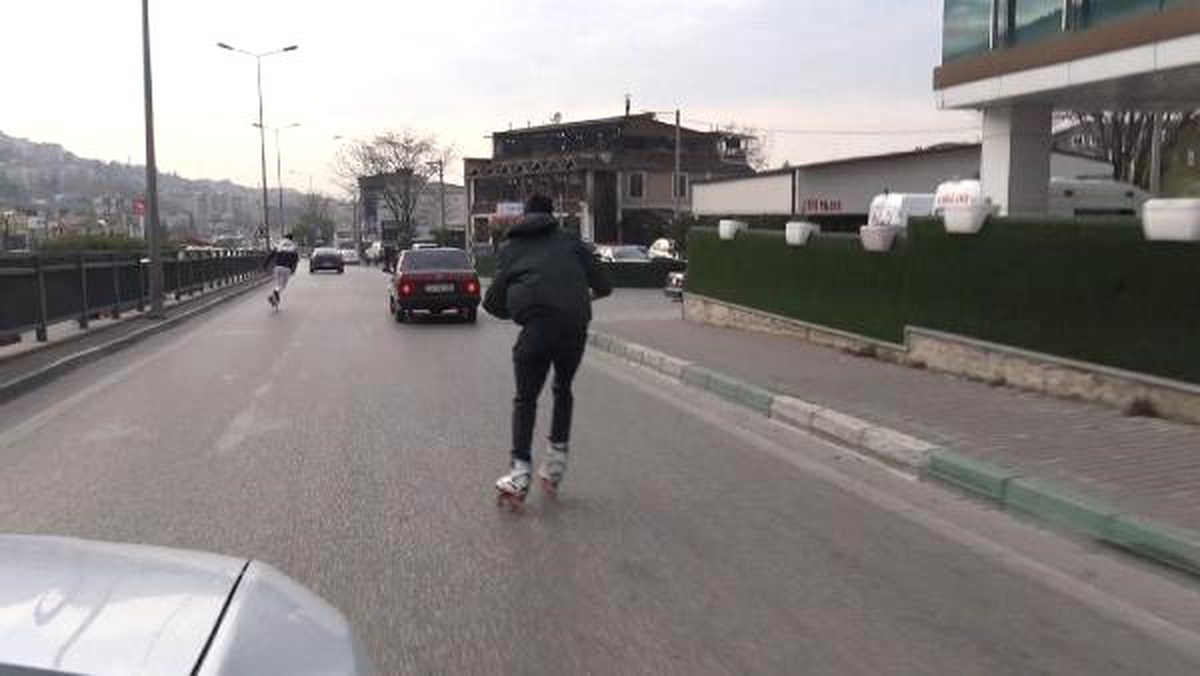 Patenli Gençlerin Trafikte Tehlikeli Yolculuğu
