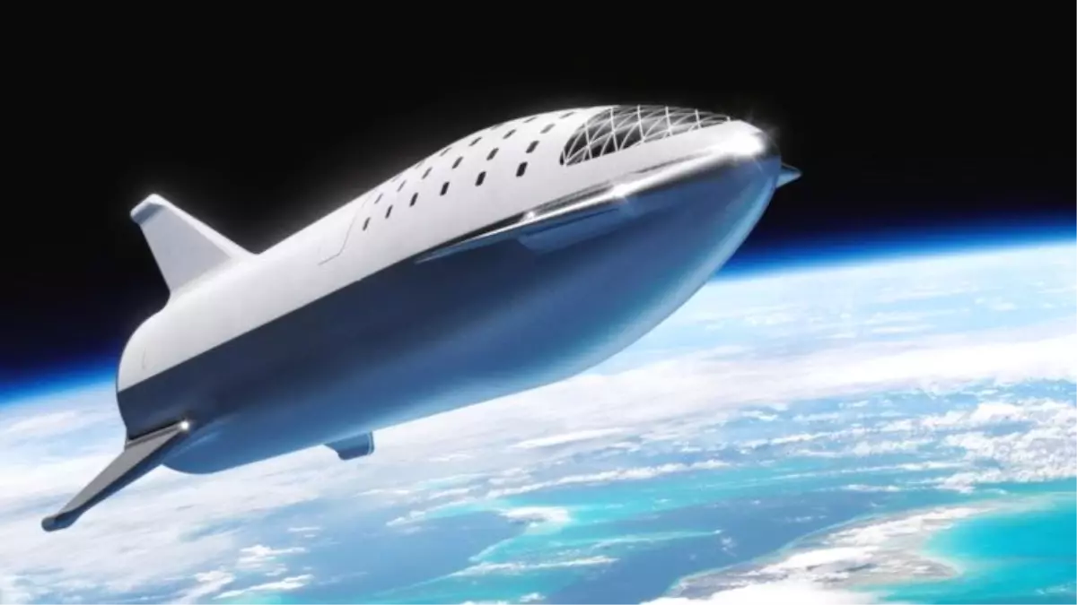 Spacex\'in 100 Kişi Taşıma Kapasiteli Starship Aracının İlk Motor Testi Gerçekleştirildi