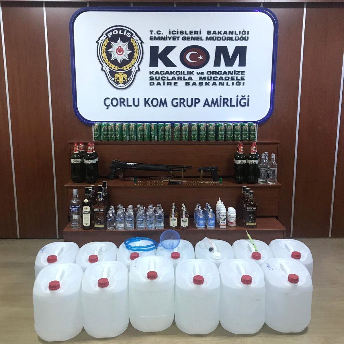 Tekirdağ\'da Kaçak İçki Operasyonu