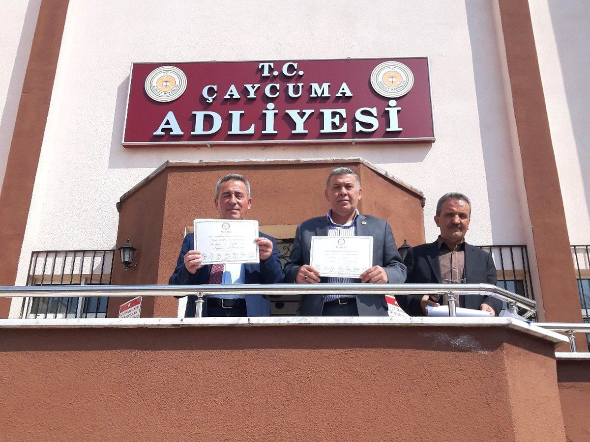 Çaycuma\'da Muhtarlar Mazbatalarını Aldı
