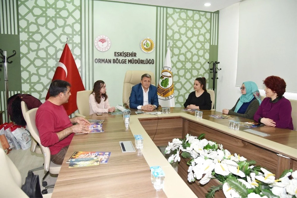 Çocuk Hakları İl Komitesi Yöneticileri Eskişehir Orman Bölge Müdürlüğü\'nü Ziyaret Etti