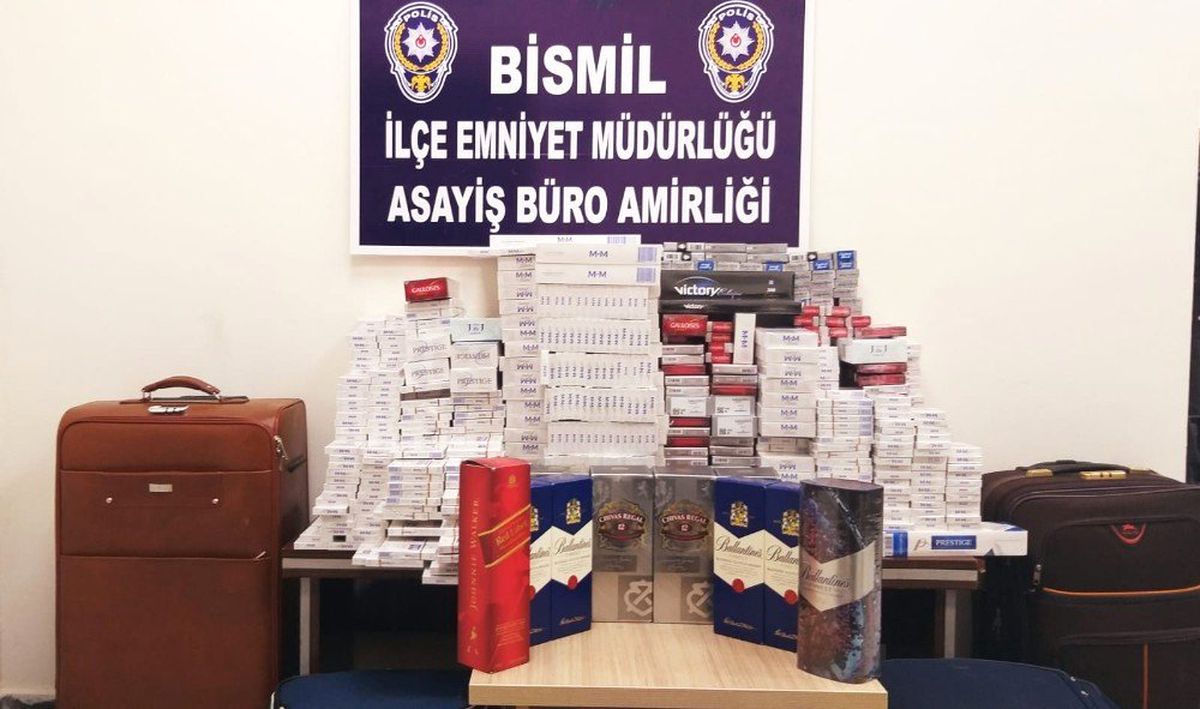 Diyarbakır\'da 2 Bin 83 Paket Kaçak Sigara Ele Geçirildi