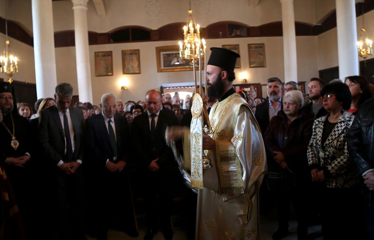 Fener Rum Patriği Bartholomeos, Edirne\'de Ayine Katıldı