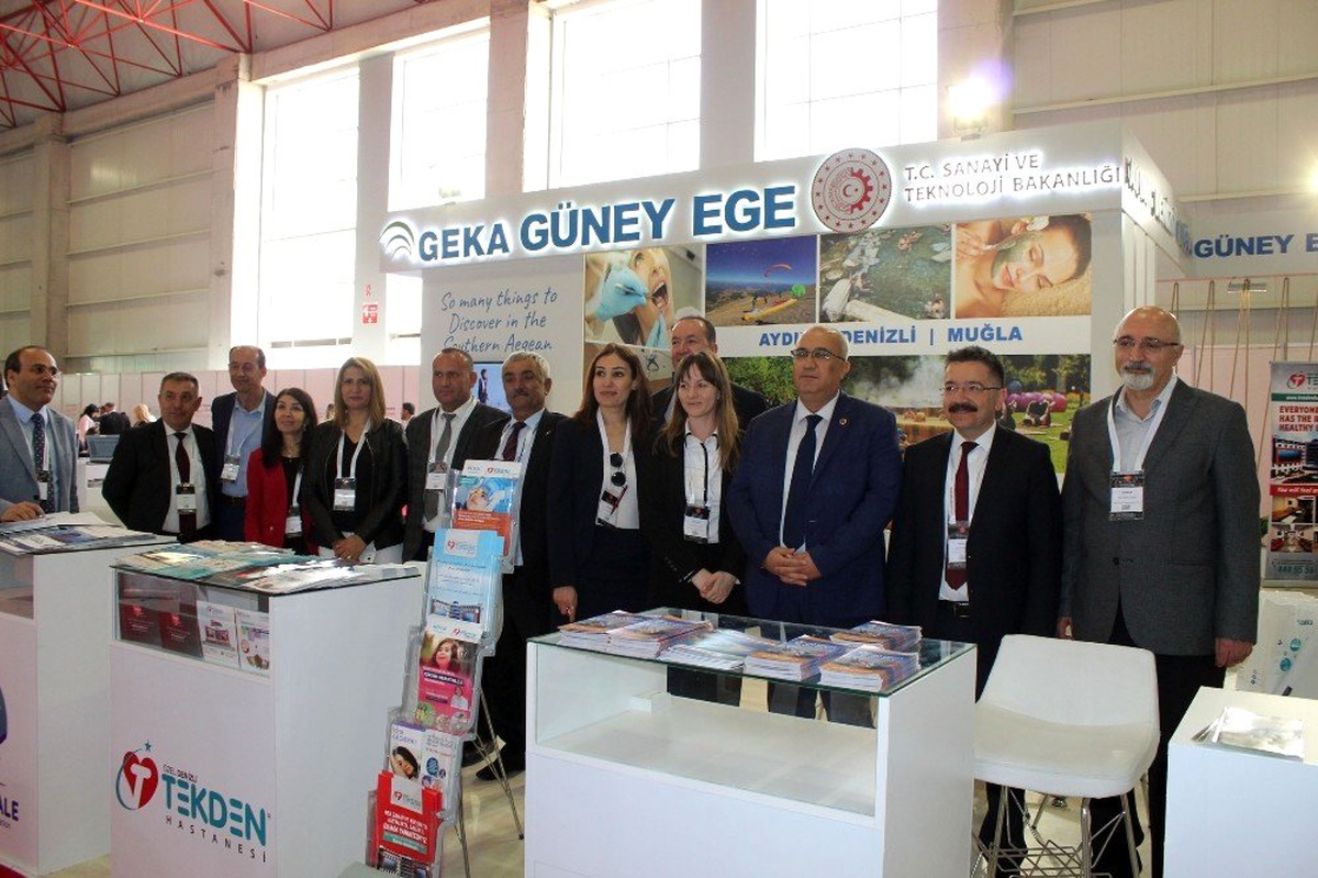 Geka, Güney Egeli Sağlık ve Spor Turizmi Temsilcileriyle Hestourex Fuarında