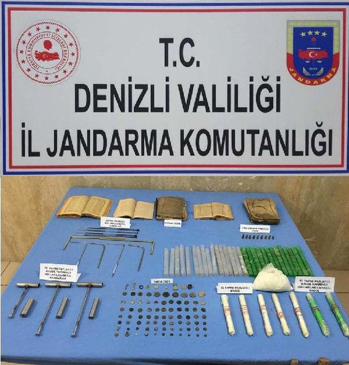 Patlayıcıyla Tarihi Eser Arayan Şüpheli Yakalandı
