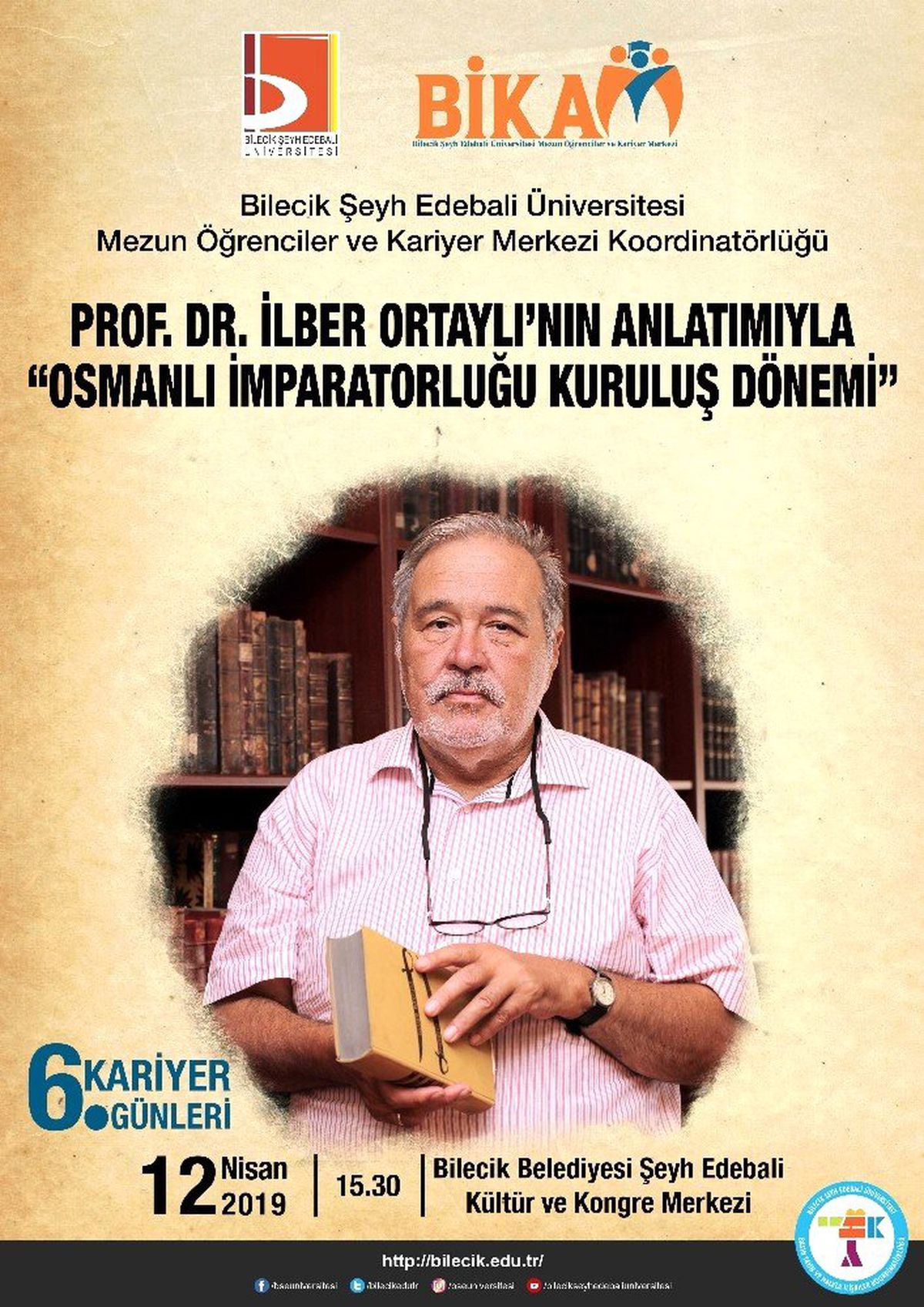 Prof. Dr. İlber Ortaylı Bilecik\'e Geliyor