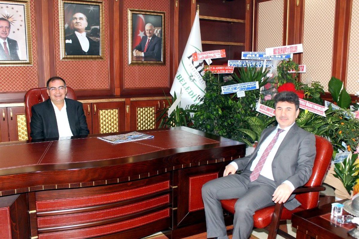 Rektör Karacoşkun\'dan Başkan Bulut\'a Hayırlı Olsun Ziyareti