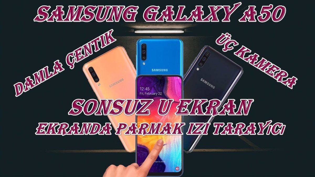 Samsung Galaxy A50 ¦? Sonsuz U Ekran ve Ekranda Parmak İzi Tarayıcı ¦?