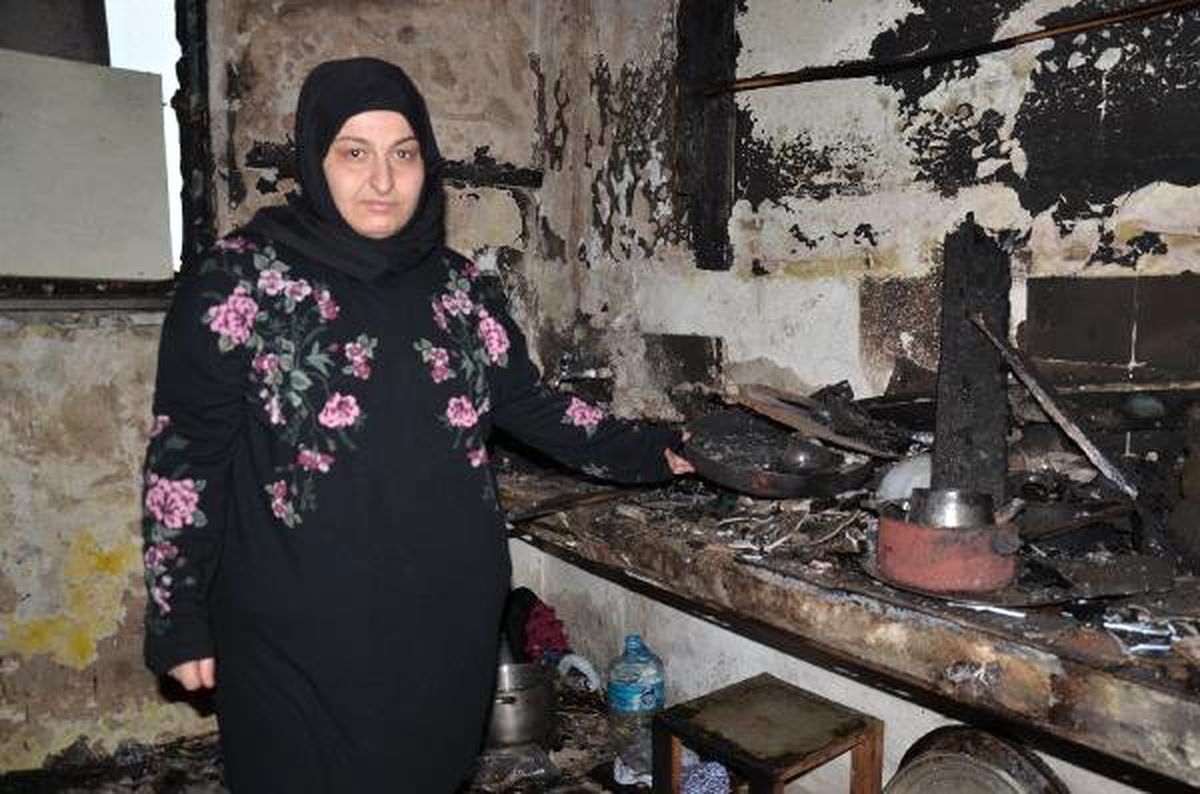 Yangınla Hayalleri de Kül Oldu