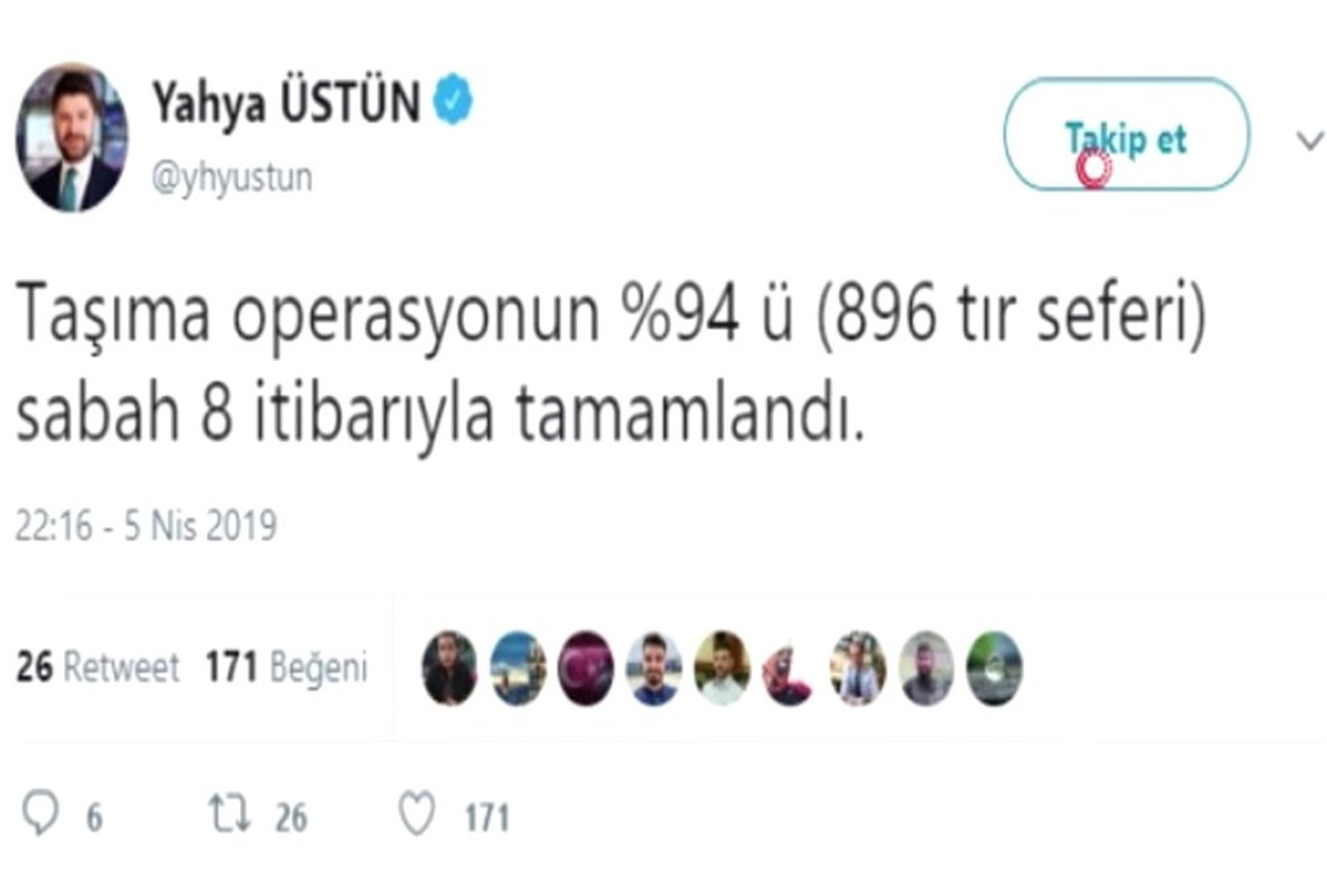 Büyük Göç"Ün Yüzde 94\'ü Tamamlandı