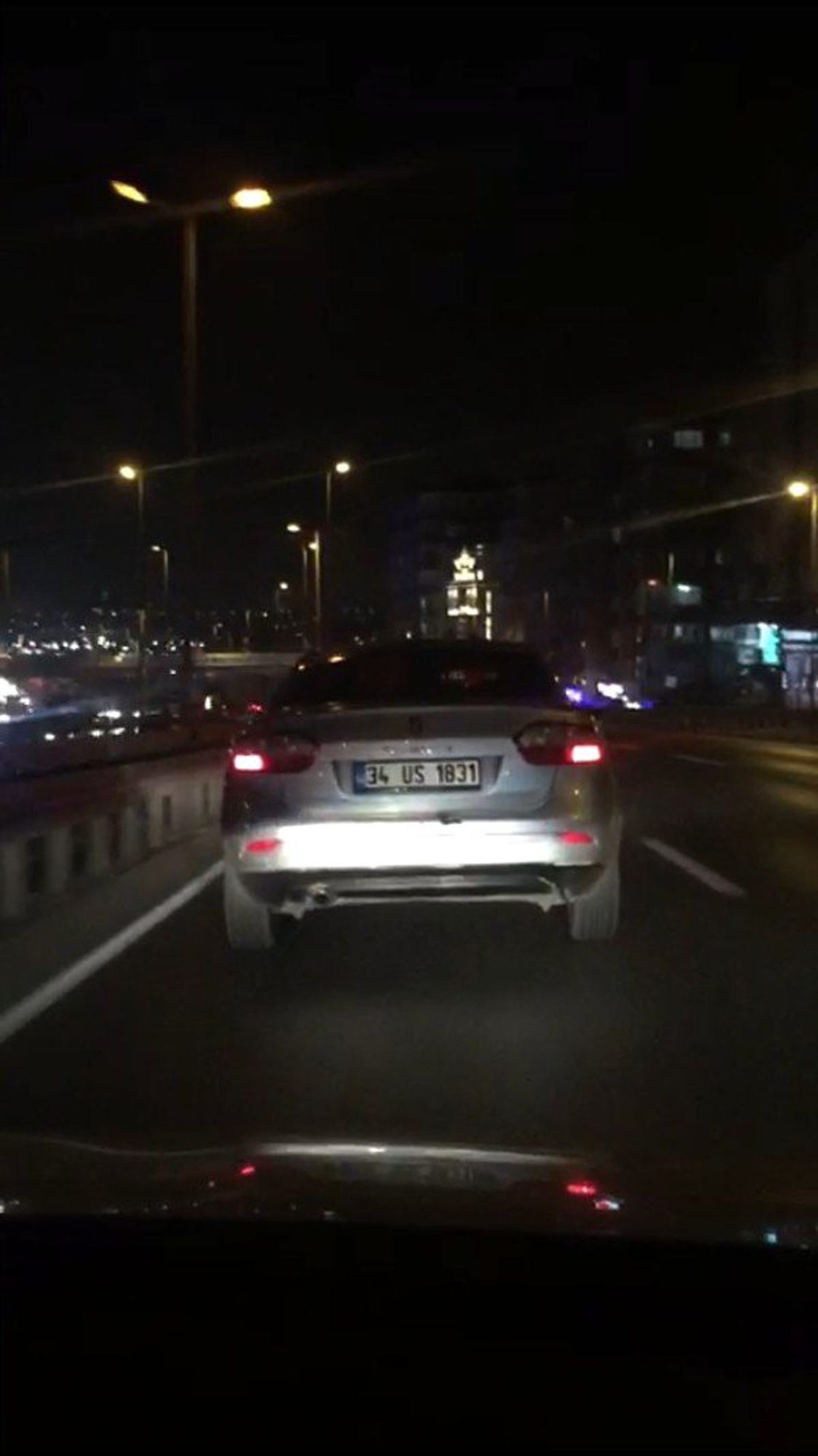 E-5\'te Terör Estiren Trafik Magandası Kamerada